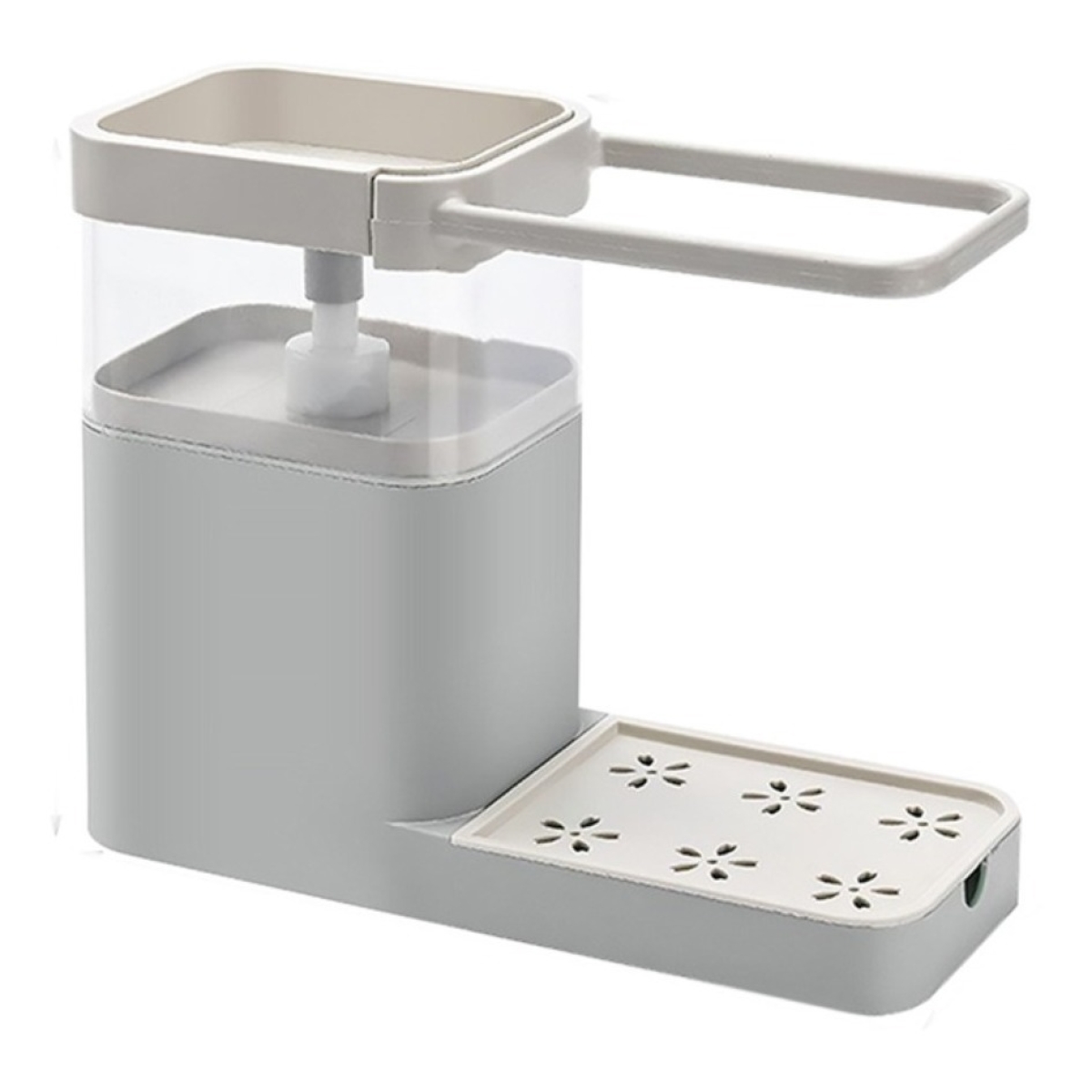 Soporte Dispensador Para Esponja + Jabon Y Rejilla Cocina - Imagen 8