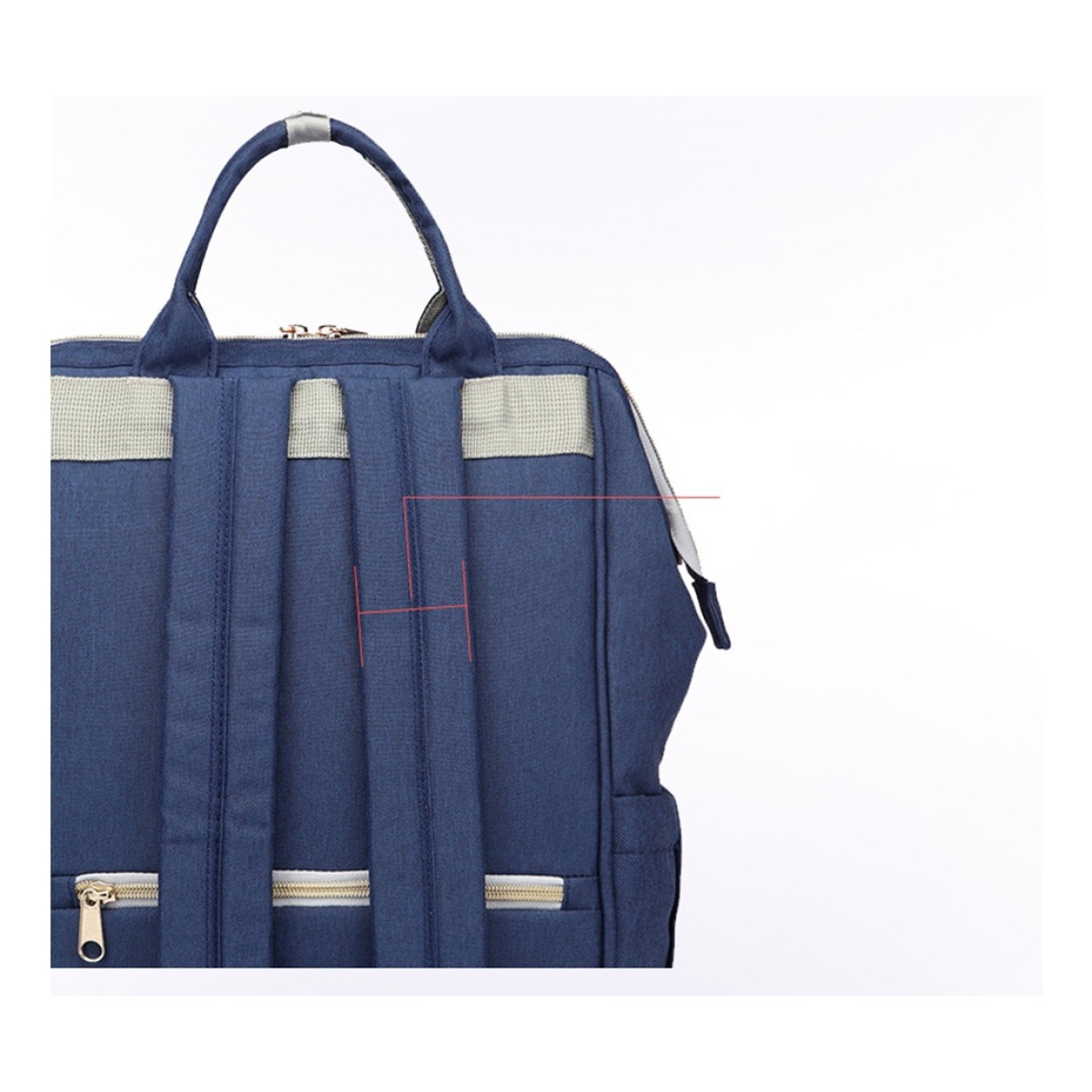 Bolso Mochila Maternal Heine Super Cómodo Varios Colores - Imagen 4