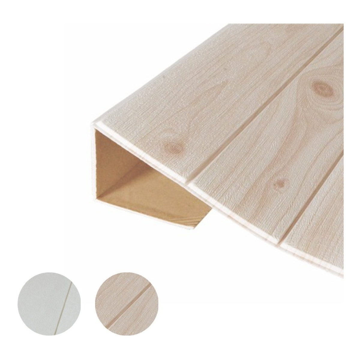 Revestimientos Adhesivo Panel 3d Tipo Madera Lambriz - Imagen 2
