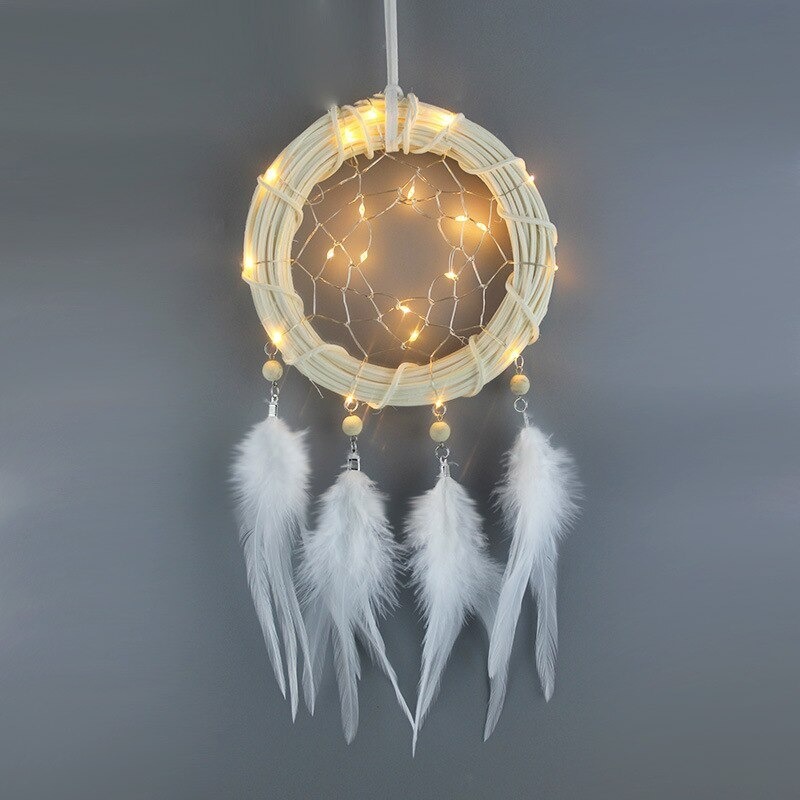 D_760275-MLU46519538831_062021-F.jpg Atrapa Sueños Con Luz, Atrapasueños Decoración De Cumpleaños - Imagen 1