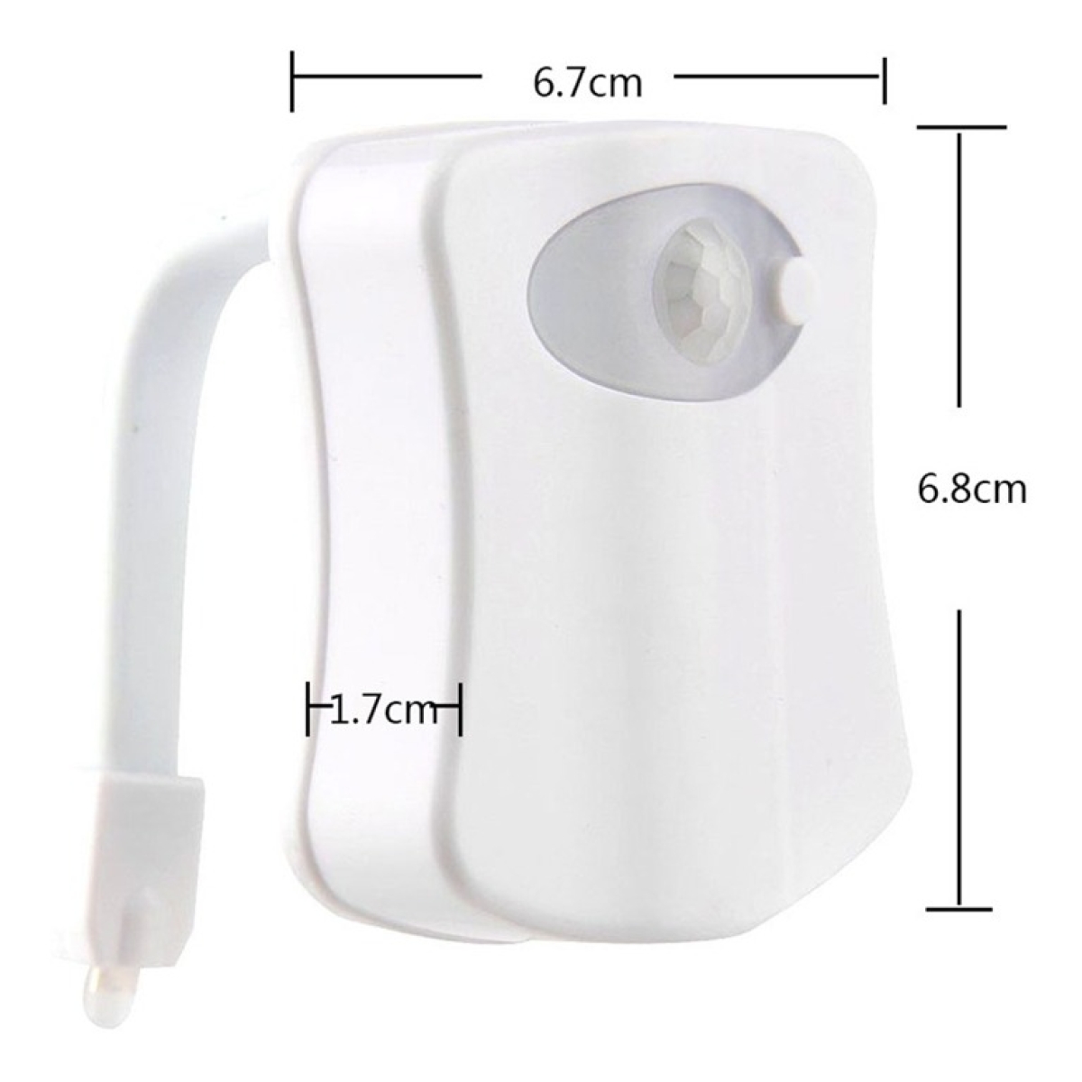 Luz Led Para Inodoro Multicolor Con Sensor De Movimiento - Imagen 2