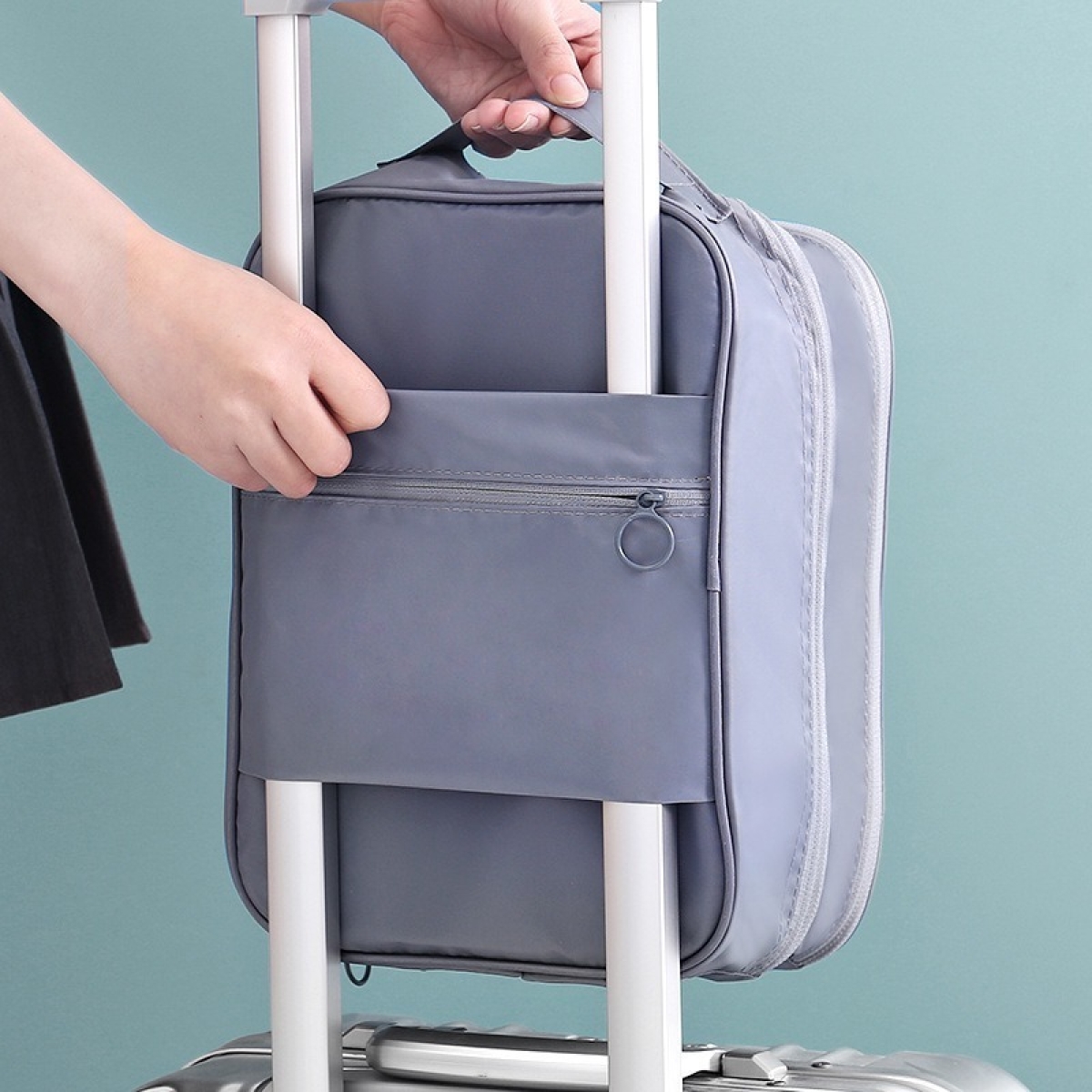 Organizador Multiuso Doble Capa Para Calzado Viaje - Imagen 15