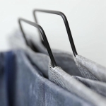 Canasto Cesto Multiuso Blanco Plegable - Imagen 2