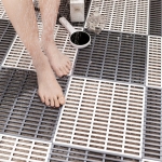 Alfombra Para Baño Ducha Antideslizante Encastrable 30x30 - Imagen 4