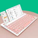 Teclado Inalámbrico Bluetooth Multi Device Celular Tablet Pc - Imagen 15