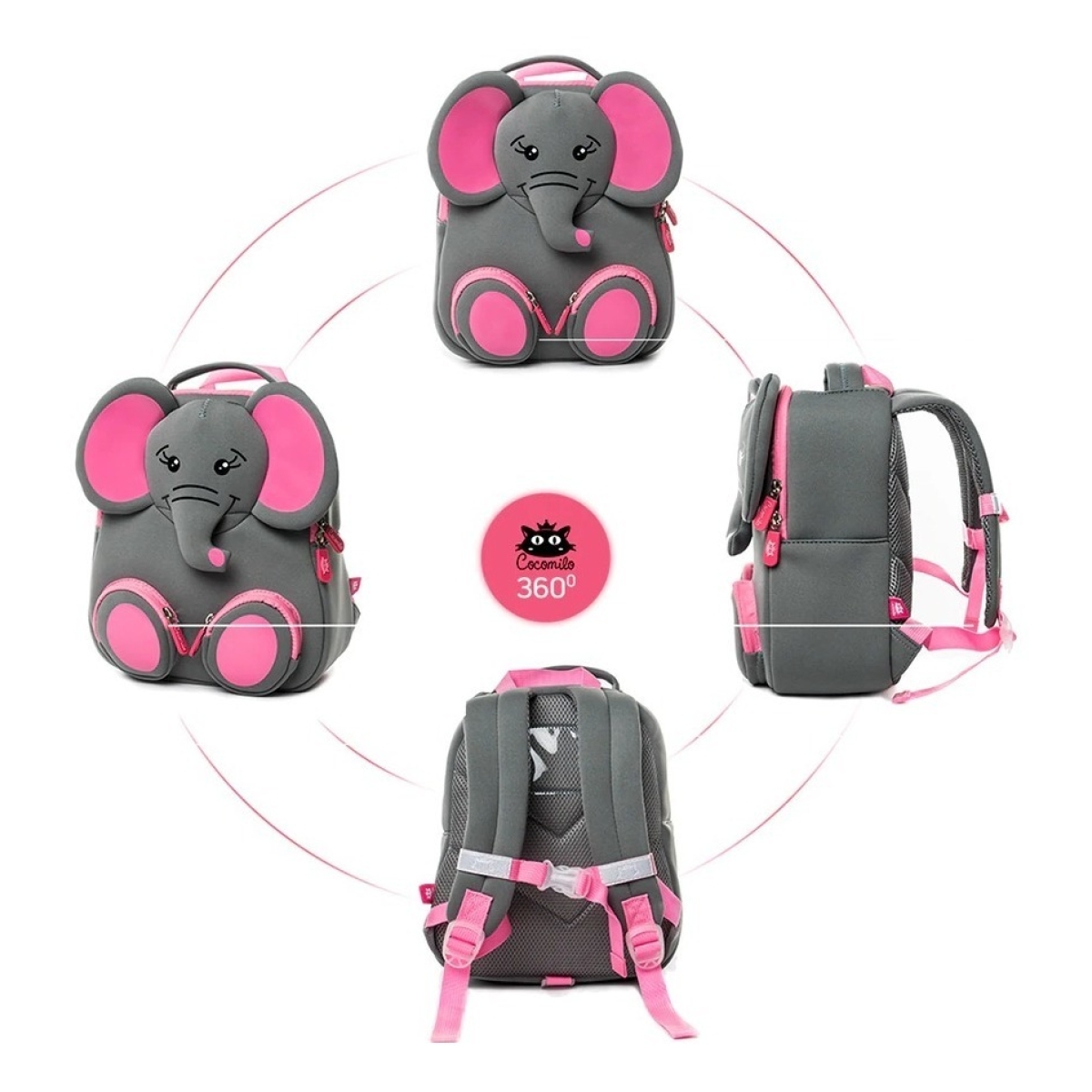 Mochila Animales 3d Para Seguridad Infantil E Impermeable - Imagen 18