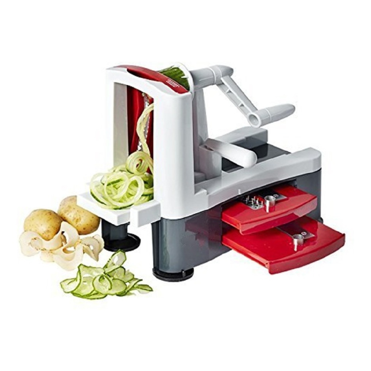 Spiralizer Mandolina Para Fideos Vegetales Y Frutas Cortador - Imagen 1