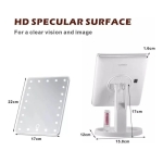 Espejo Maquillaje 22 Luces Led 360º Pila Usb - Imagen 3