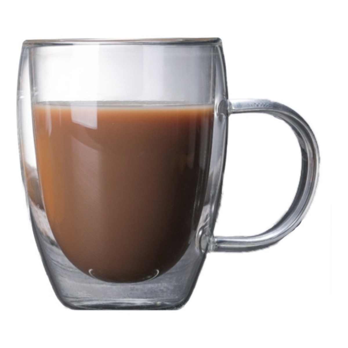 Set X 2 Vasos Taza Aislante Vidrio Borosilicato - 450ml - Imagen 1