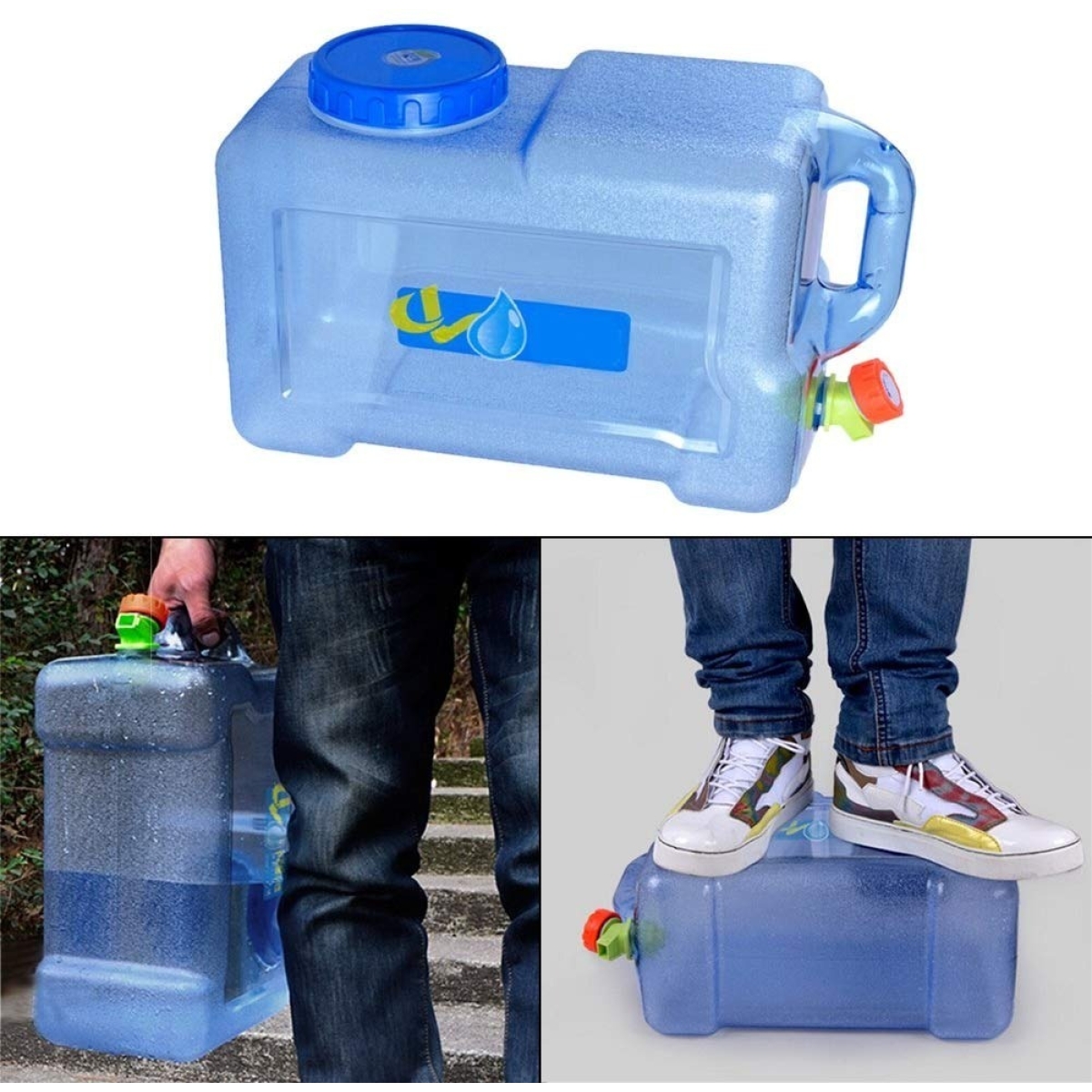Dispensador De Agua 12 Litros Camping Bidon - Imagen 3