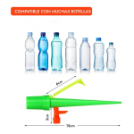 Tapa Botella Auto Riego Masetas Goteo Plantas Viaje X1 - Imagen 8