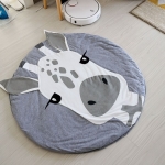 Alfombra Redonda Algodón De Animales Para Bebes Decorativa - Imagen 4