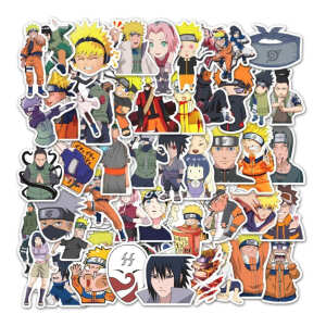Set De 50 Pegotines Stickers De Naruto Anime Manga Vinilico, foto 6