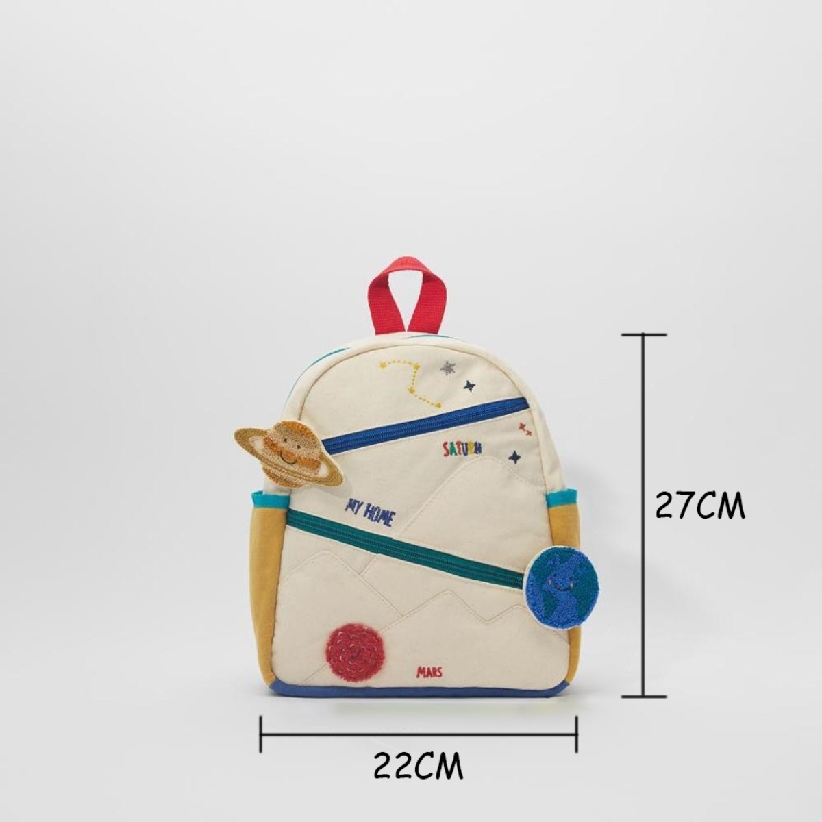 Mochila Infantil Para Preescolar Planetas Via Lactea - Imagen 4