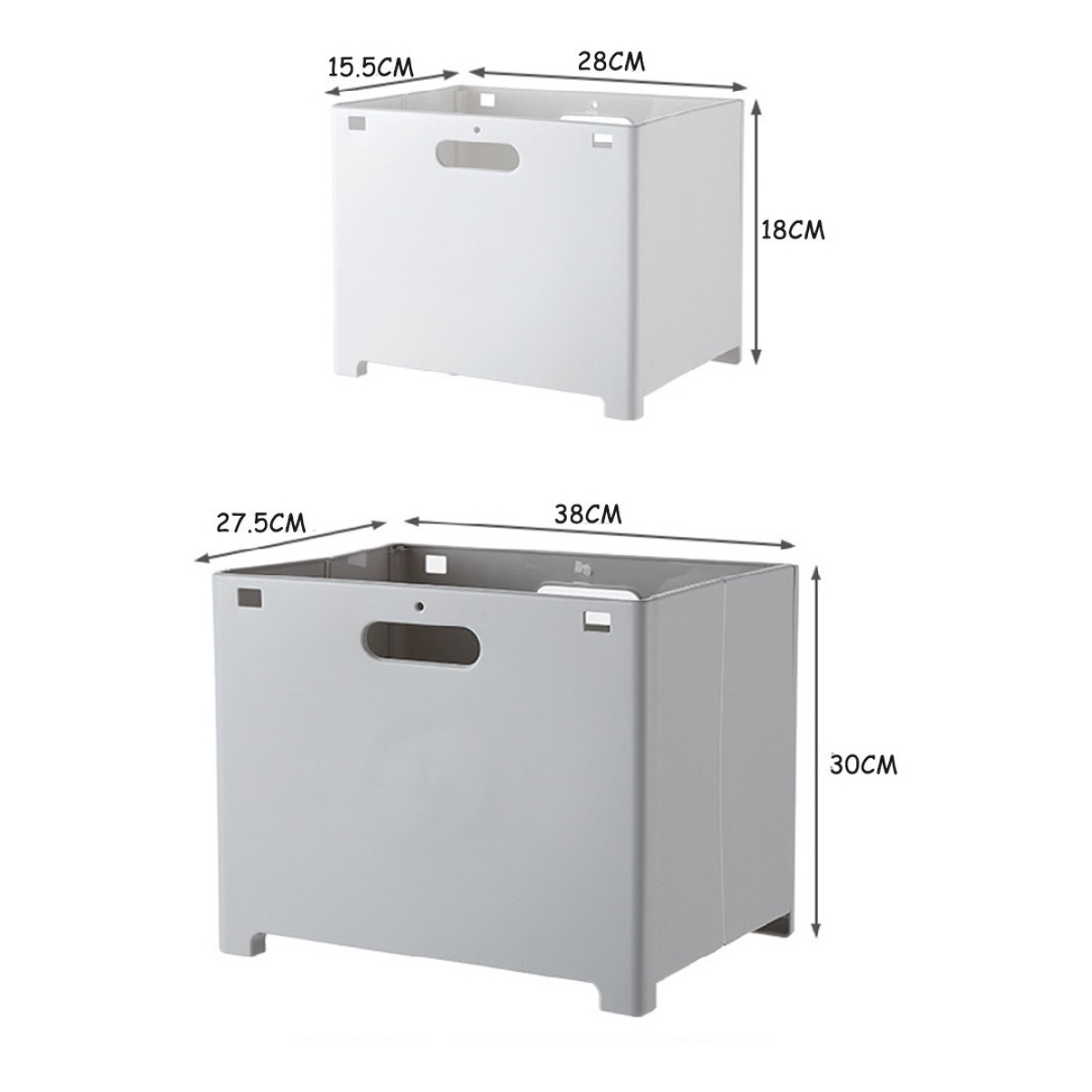 Cesto Ropa Sucia Plegable Para Colgar Pared Baño Caja Chico - Imagen 7