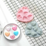 Molde De Silicona Corazones Bombones Jabones Pasteleria - Imagen 4