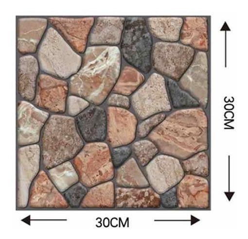 D_775159-MLU40243765200_122019-F.jpg Revestimientos Adhesivo Panel 3d Simil Piedra 30x30cm A4 - Imagen 1
