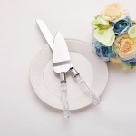 Cuchillo Y Pala Para Servir Torta Cumpleaños Bodas 2 Piezas - Imagen 2
