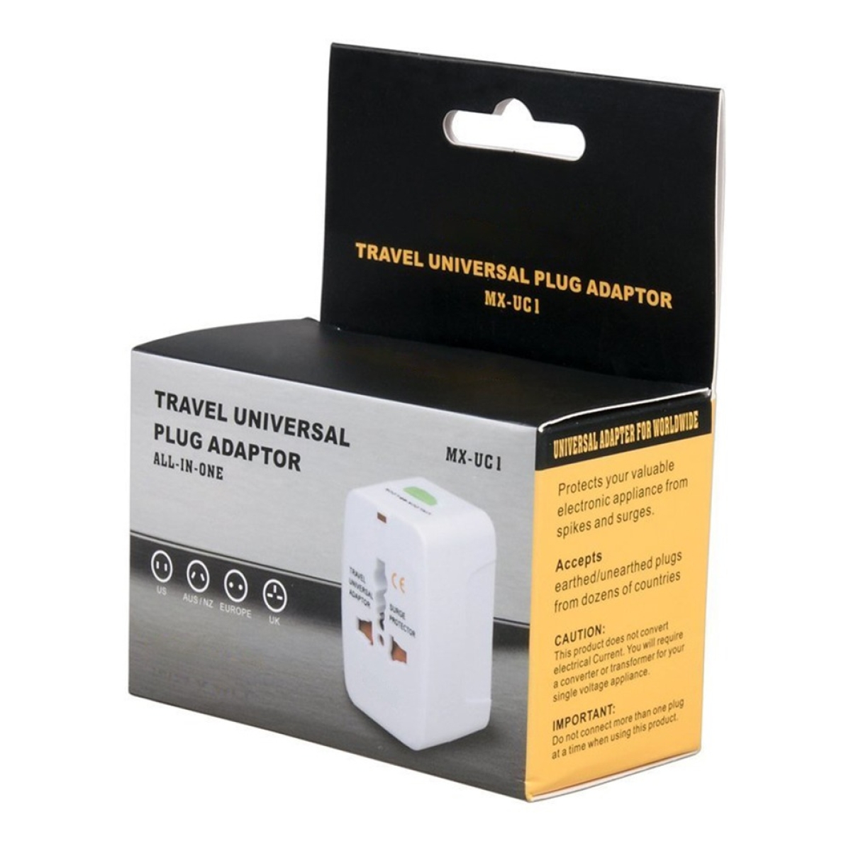Ficha Adaptadora Universal Para Viaje Varias Tomas - Imagen 2