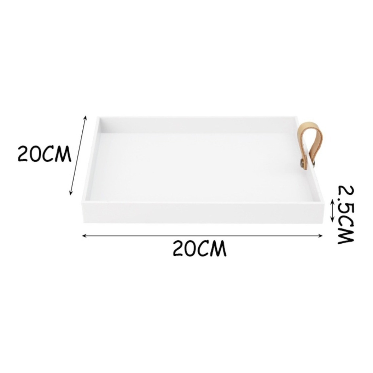 Bandeja Organizadora Centro De Mesa Nordica Asa Decorativa - Imagen 7