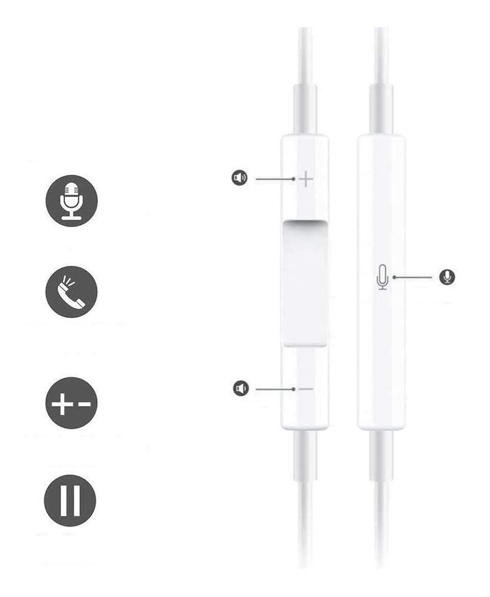 Auriculares Manos Libres iPhone Original 5 6 Se Celular Iluminar s