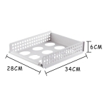 Organizador De Ropa Desmontable Estante Apilable Ropero 6cm - Imagen 4