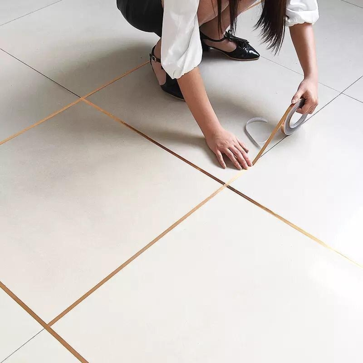 Cinta Para Brechas Piso Cerámica Decorativa Moderna - Imagen 8