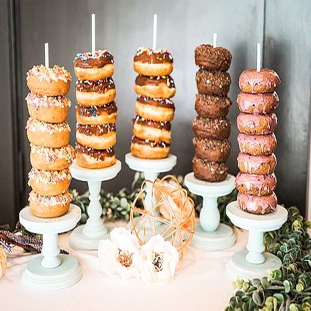 Decoracion Para Cumpleaños Fiestas Vara Porta Donas - Imagen 4