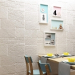 Revestimiento Panel Adhesivo Piedra Crema 70x70x0.8 Cm - Imagen 3