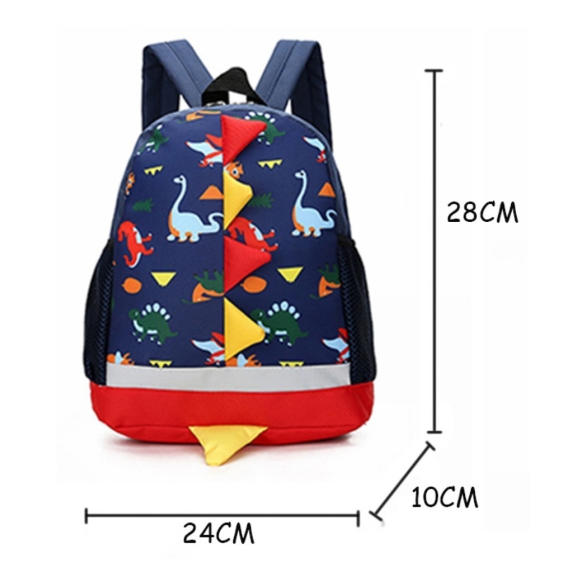 Mochila Infantil Escolar Dinosaurios 3d Divertidos Colores - Imagen 7