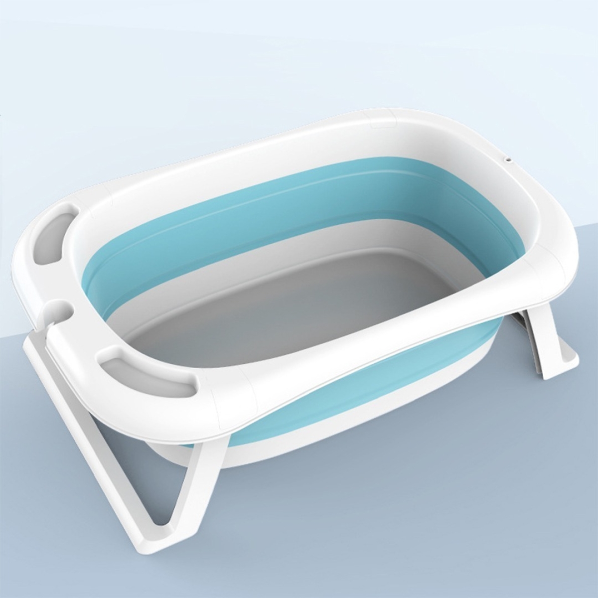 Bañito Bebé Plegable Oval Alta Calidad Baño Bebe - Imagen 9