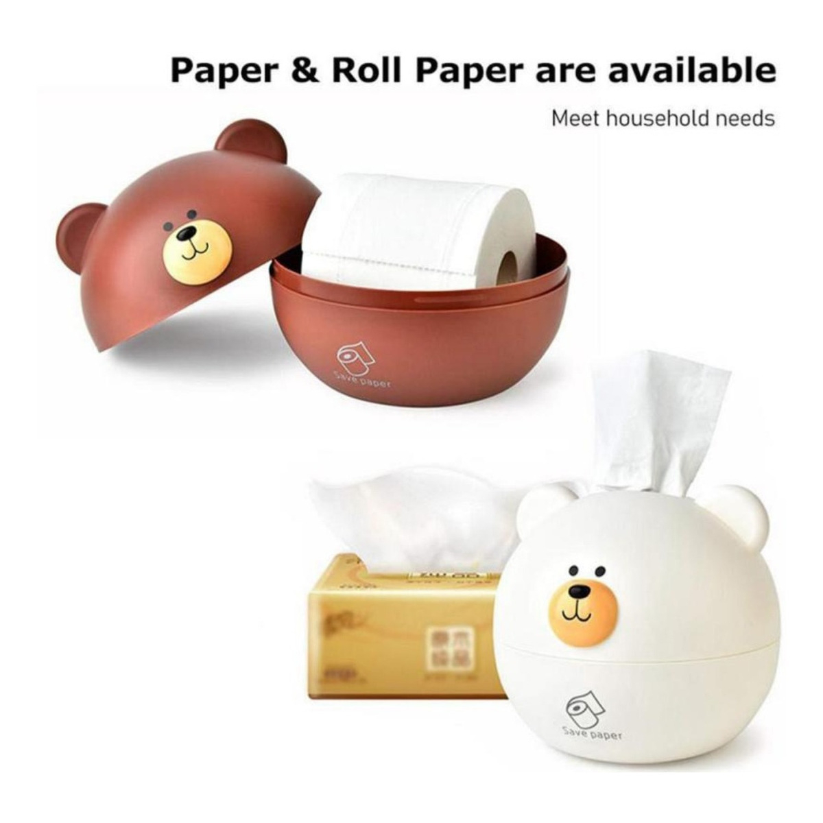Porta Pañuelo Organizador Infantil Papel Higienico - Imagen 2