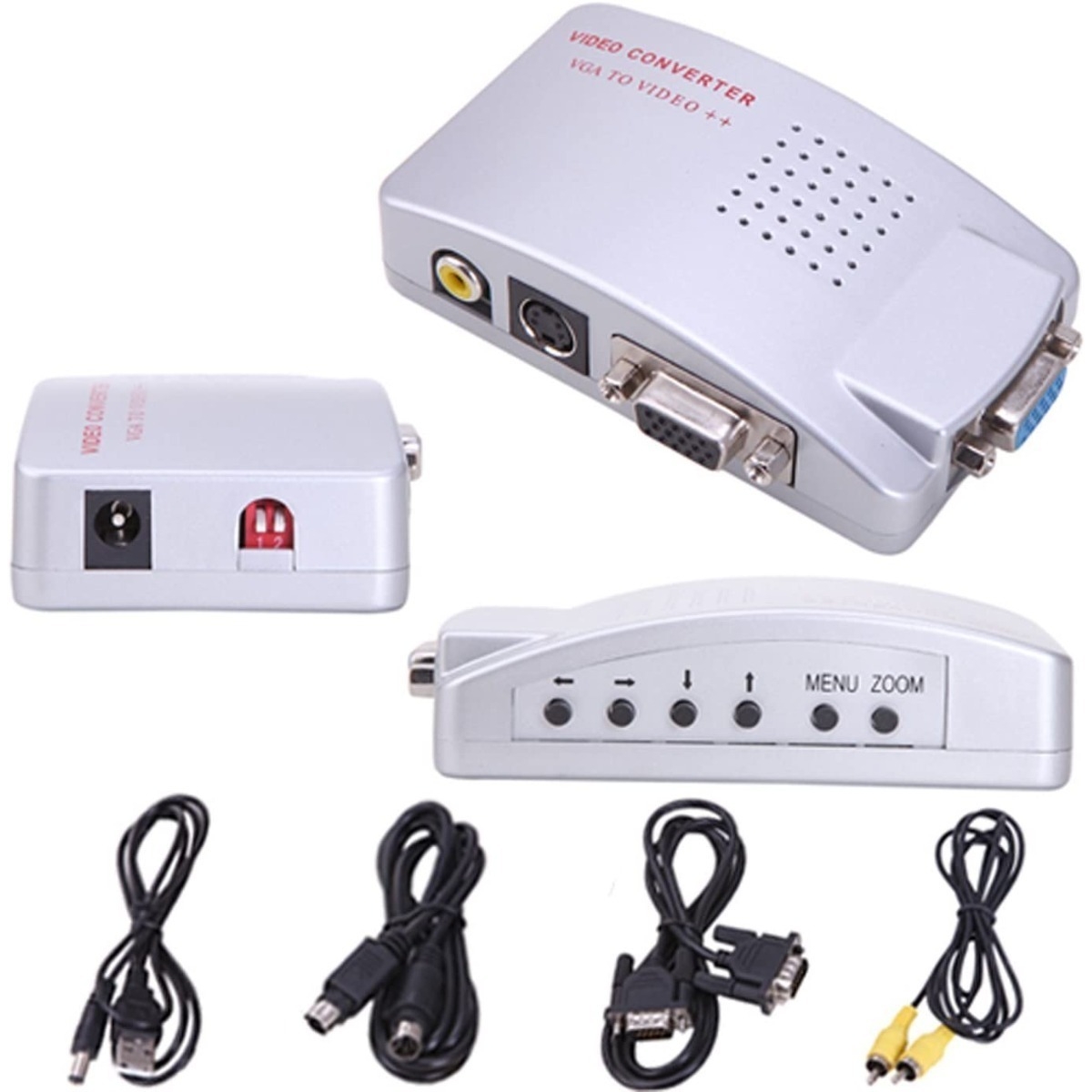 Convertidor De Video Vga A Rca O S-video Conversor Pc A Tv - Imagen 1