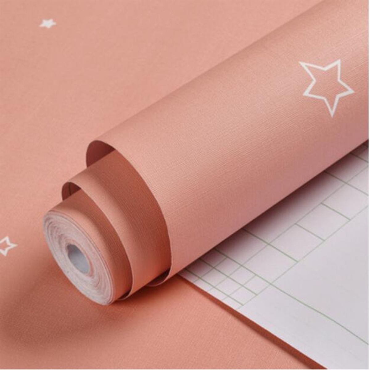Papel Adhesivo Niños Empapelar Paredes Estrellas Colores Cor - Imagen 1