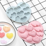 Molde De Silicona Corazones Bombones Jabones Pasteleria - Imagen 10