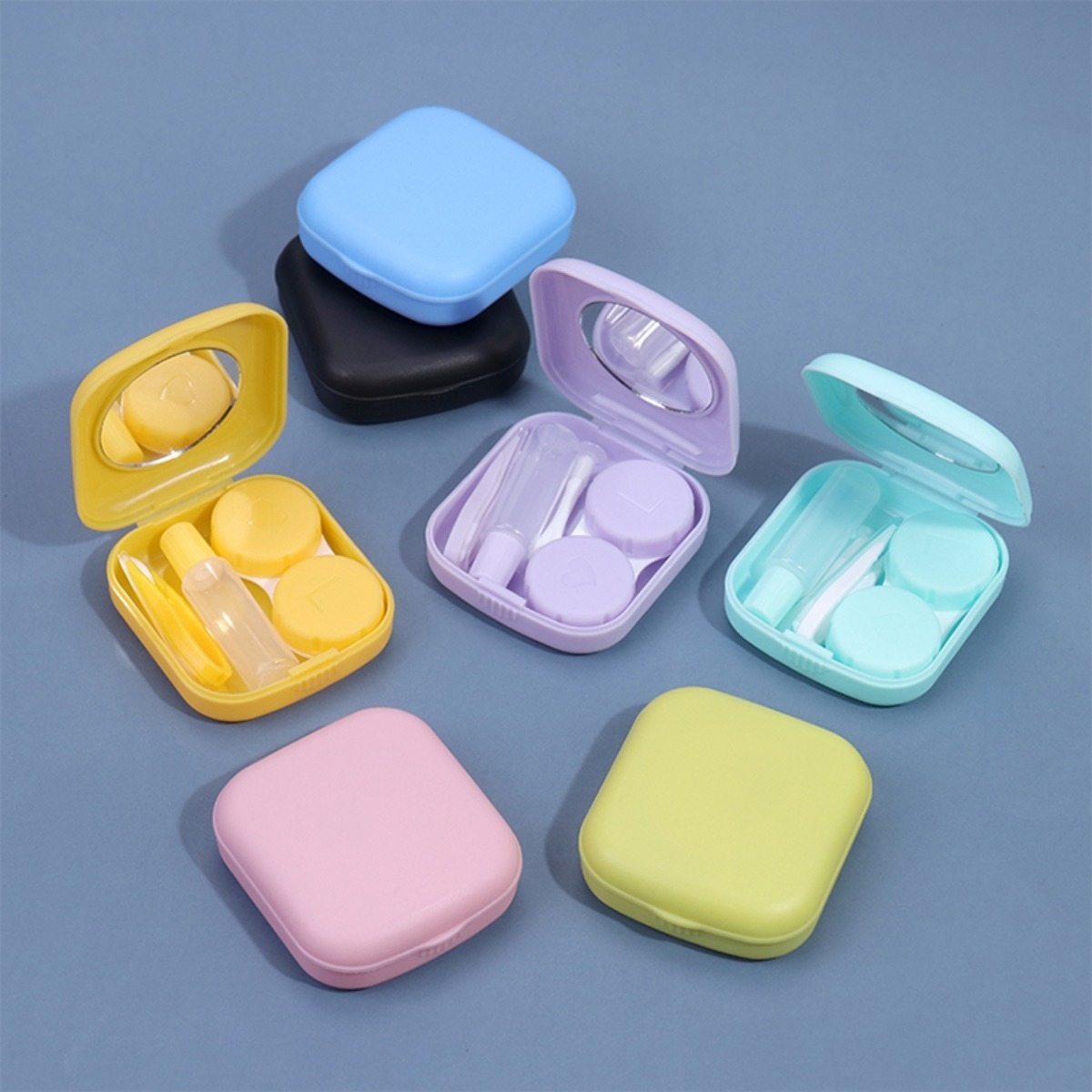 Mini Kit Estuche Para Lentes De Contacto De Bolsillo O Viaje - Imagen 8