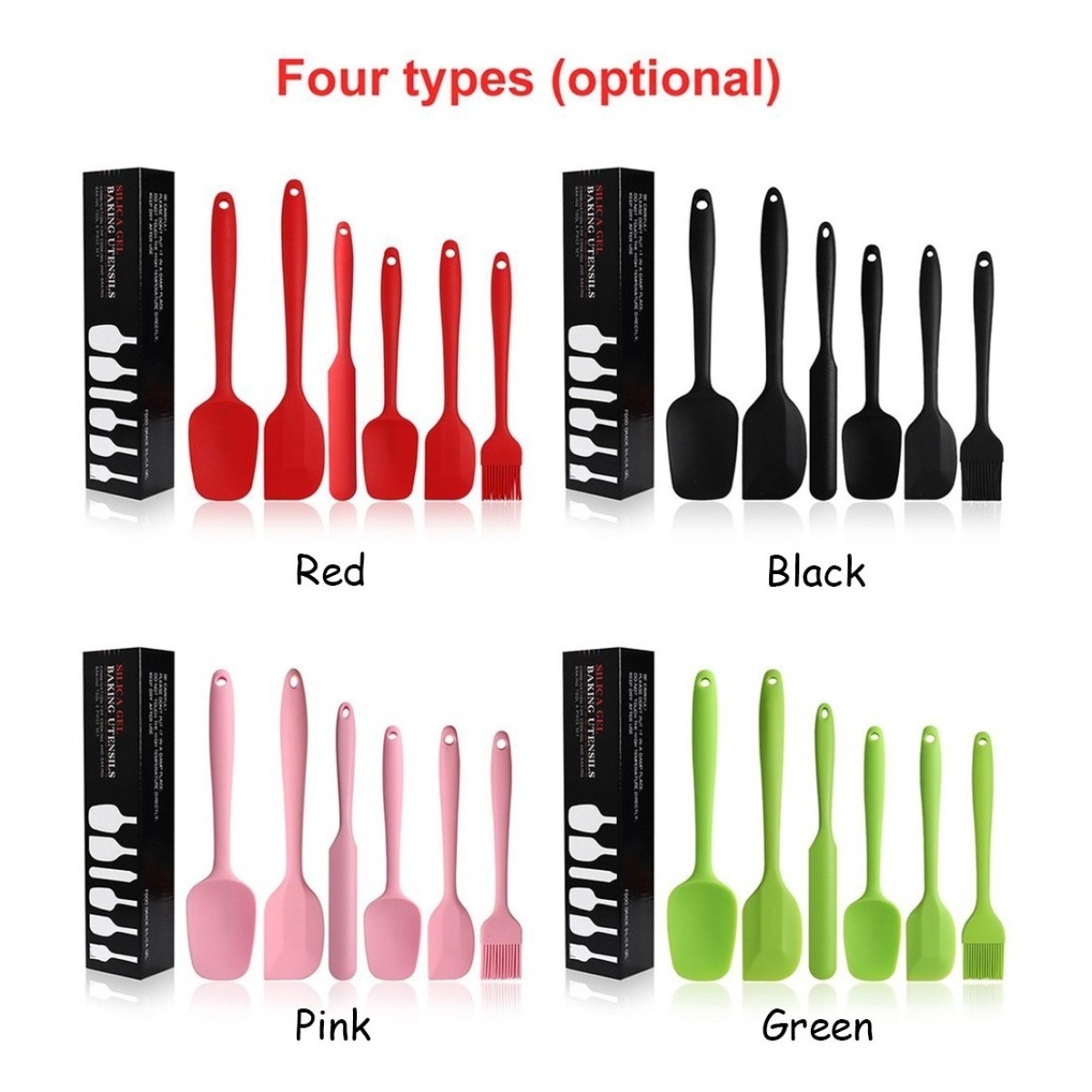 Set X6 Utensilios Menage Silicona De Cocina Repostería - Imagen 8