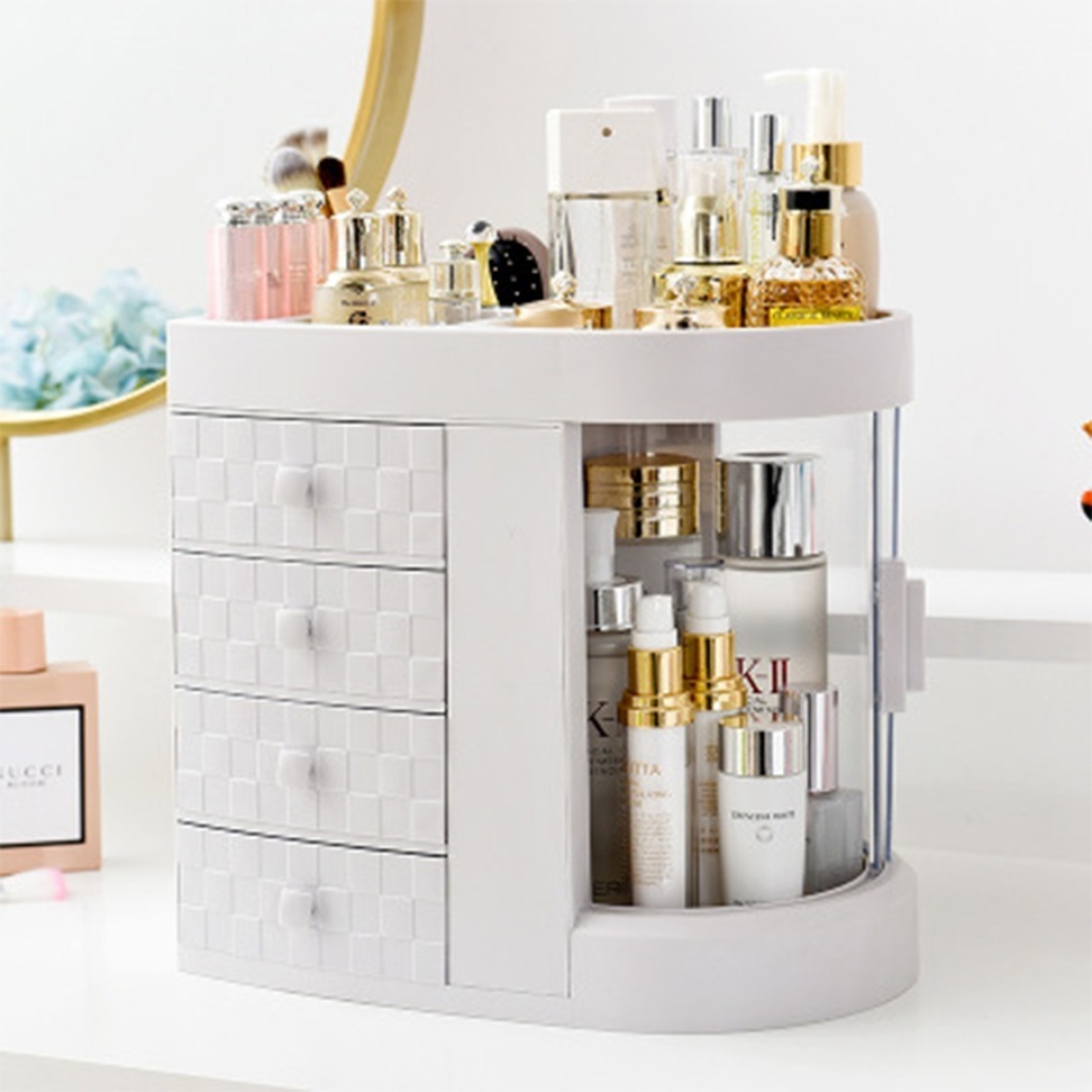 Organizador Cosméticos Exhibidor Maquillaje C/cajones - Imagen 2