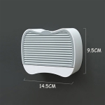 Jabonera Con Tapa Vertical Organizador Baño Ducha Tocador - Imagen 14