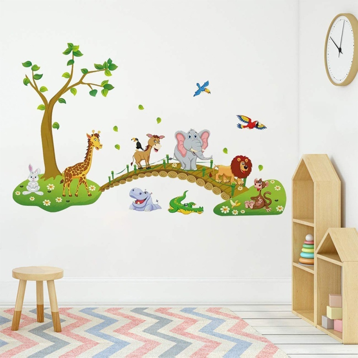 Vinilo Decorativo De Pared Jungla 3d Adhesivos Sticker - Imagen 3