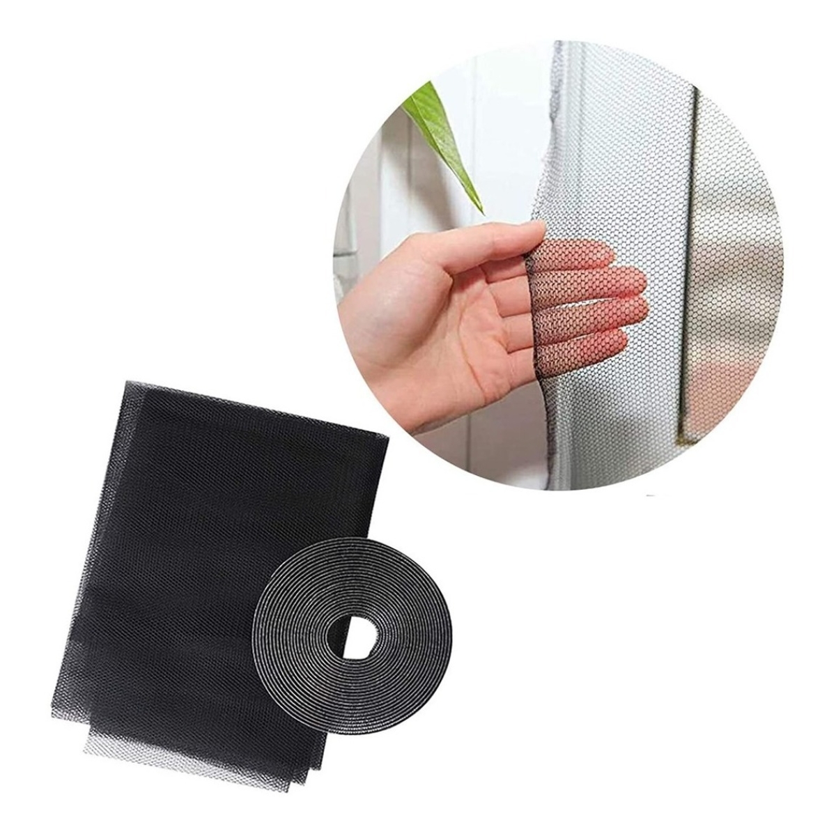 Mosquitero Con Adhesivo Para Ventana 2x1.50m Ajustable - Imagen 3