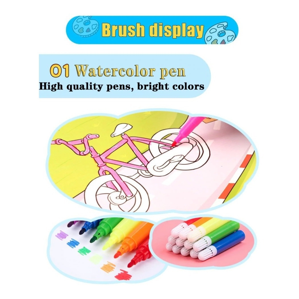 Juego De Lápices De Colores 150 Piezas Para Niños - Imagen 8