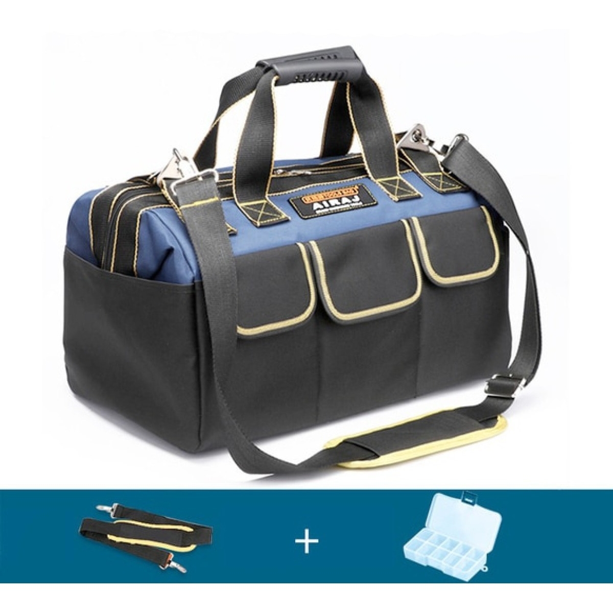 Bolso De Herramientas C/ Tira 13 Divisiones Premium 35cm - Imagen 2