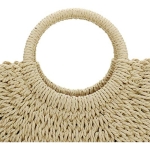 Bolso Tejido Estilo Retro Ideal Para La Playa Chico - Imagen 10