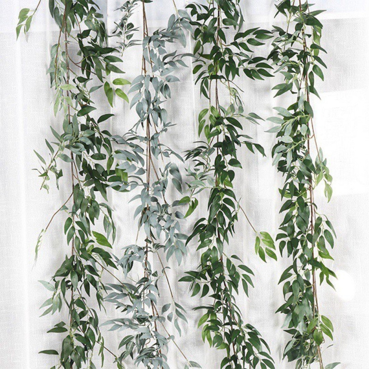 Guia Hojas De Eucalipto Artificiales Decoracion 1,7m - Comun - Imagen 4