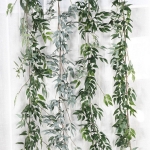 Guia Hojas De Eucalipto Artificiales Decoracion 1,7m - Comun - Imagen 4