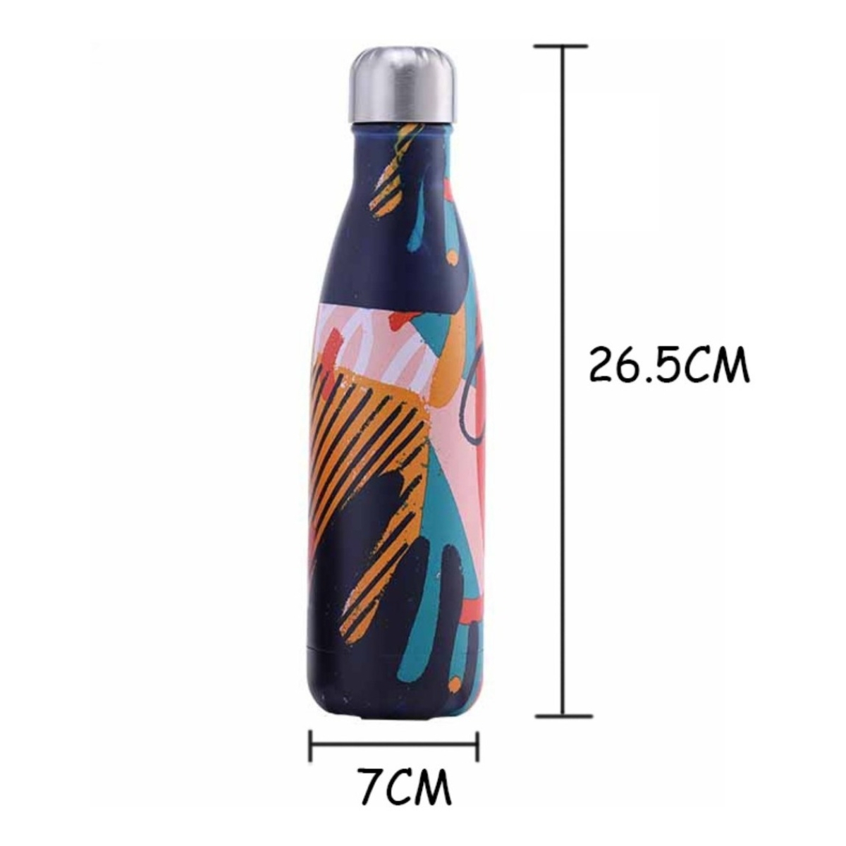 Botella Reutilizable Termica Inox Tapa Hermetica - 500ml - Imagen 10
