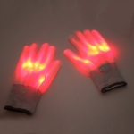Guantes Led Neón Disfraces Fiesta Cotillón - Imagen 2