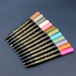 Marcadores Metalicos Punta Redonda Brush Pen Varios Colores - Imagen 14