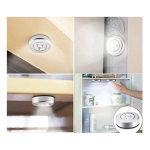 Lampara Luz Led Táctil Inalámbrica Autoadhesiva Placard 2pcs - Imagen 6